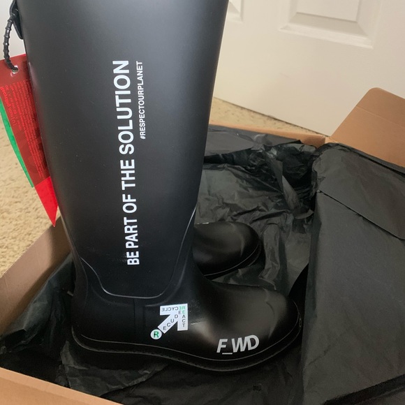 Brand new F_wd Wellington rain boots